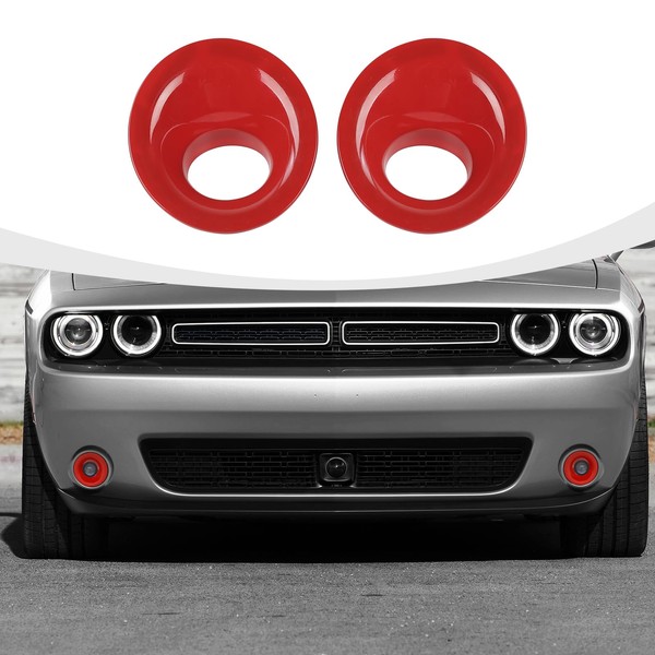RAZPOY Front Fog Light Covers Foglights Lamp Trim Compatible with