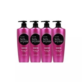 Elastine 엘라스틴 실크리페어 샤이닝골드 샴푸 550ml 4개 Elastin Silk Repair Shining Gold Shampoo 550ml 4 Pieces [Elastin Silk Repair Shining Gold Shampoo 550ml]
