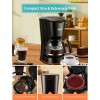 Gevi 4 Cups Small Coffee Maker, Compact Coffee Machine with