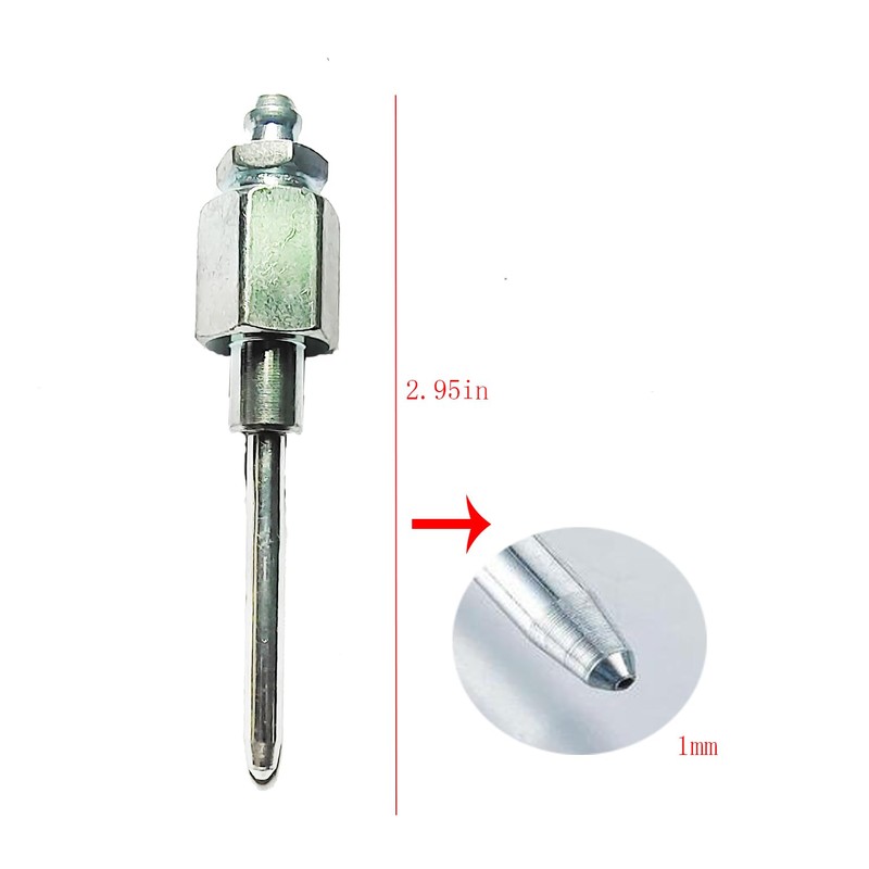 Grease Needle Nozzle with 1/8 Inch NPT Threads, Needle Nose