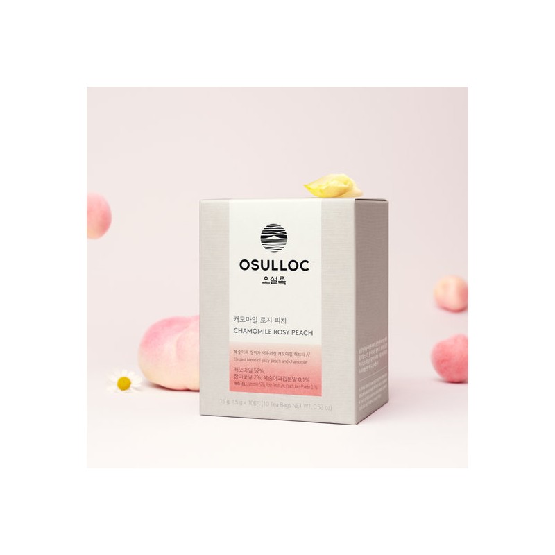 Osulloc Chamomile Rosy Peach 10 Tea Bags