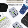 Meritom 4 x Compatible with Brother P-Touch Transparent Tapes Tz