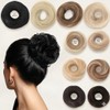 2PCS Small Cute Messy Bun Hair Piece for Thin Hair