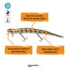 3D Wake Snake 8" Brown Chrome