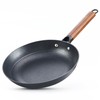 DM Cast Iron Skillet, 12 Inch Nonstick Frying Pan with