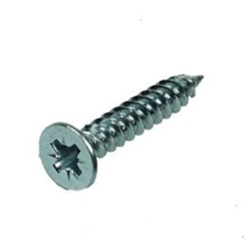 TIMCO Twin-Threaded Woodscrews - PZ - Double Countersunk - 8 x 1/2 - Zinc Plated - Box of 200