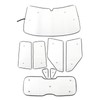 Windshield Sunshade Kit for Kia Soul 2009-2013 Accessories Front Rear