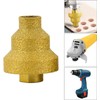 Step Drill Bit Straight Flute Milling Cutter 20-35-50mm For Woodworking