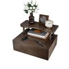 LUPWNEKA Floating Nightstand with Drawer - Brown Nightstand Floating Bedside