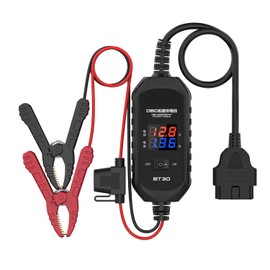 OBD2 Car Memory Saver Cable, with 3A Fuse & 2 Alligator Clips OBD II Vehicle ECU Emergency Power Supply Cable, Over-Current, Over-Voltage, Polarity Reverse Protection