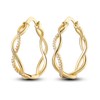 NARMO Hoop Earrings 925 Sterling Silver Earrings for Women Gold