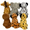 Multipet Eco Safari Animal Dog Toy, Assorted Styles, 8"