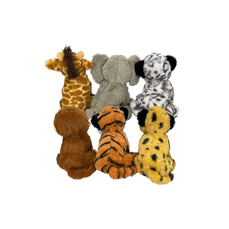 Multipet Eco Safari Animal Dog Toy, Assorted Styles, 8"