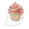 PENGZHI Women Ice Cream Crystal Evening Bag Luxury Rhinestone Clutch