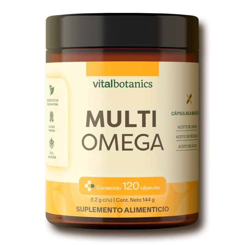 Vital Botanics Multi Omega 3-6-9 Aceite de Linaza, Olivo y