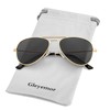 Gleyemor Kids Polarized Aviator Sunglasses for Little Girls Boys Age