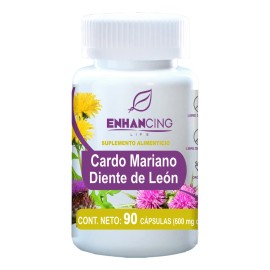 Suplemento En Cápsula Enhancing Life Cardo Mariano Y Diente De Leon X 75g