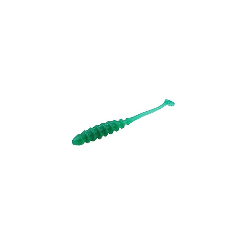 JACKALL Worm Tide Beat, 2.0 Inches, Stealth Green