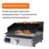 PHYESUVIN Universal Wind Guard and Warming Rack Fit for Griddle