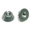 Tri-Groove Tamper Proof Security Nuts Zamak 5 Zinc 3/8"-16 -