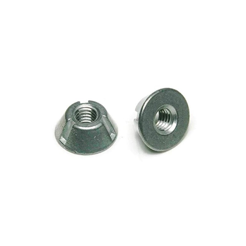 Tri-Groove Tamper Proof Security Nuts Zamak 5 Zinc 3/8"-16 -