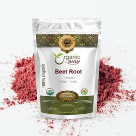 Organic Way Premium Quality Beet Root Powder (Beta vulgaris) - Organic & Kosher Certified | Raw, Vegan, Non GMO & Gluten Free | USDA Certified | Origin - India (1LBS / 16Oz)