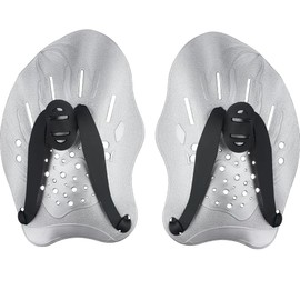 THJOPOKEEL Swim Paddles Hand, Swim Paddles for Lap Swimming - Swim Hand Paddles with Adjustable Straps, Swimming Equipment for Women Men Children (1 Pair)