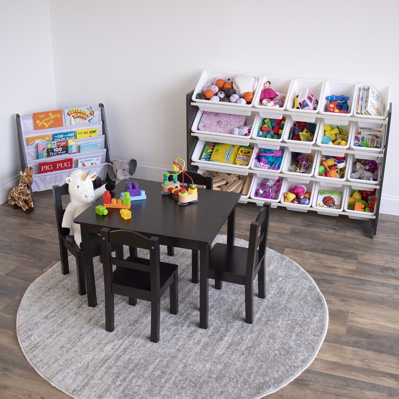 Humble Crew Extra-Large Toy Organizer with 20 Plastic Bins –