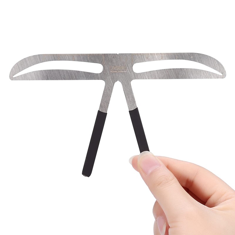1 Piece Eyebrow Ruler, Professional Eyebrow Measure Balance Extension Ruler