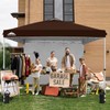 EAGLE PEAK Pop Up Canopy Tent with 1 Sidewall, Easy
