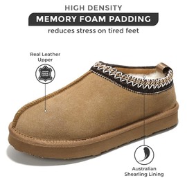 Women's Shearling Slippers - Memory Foam & Australian Sheepskin by Project Cloud