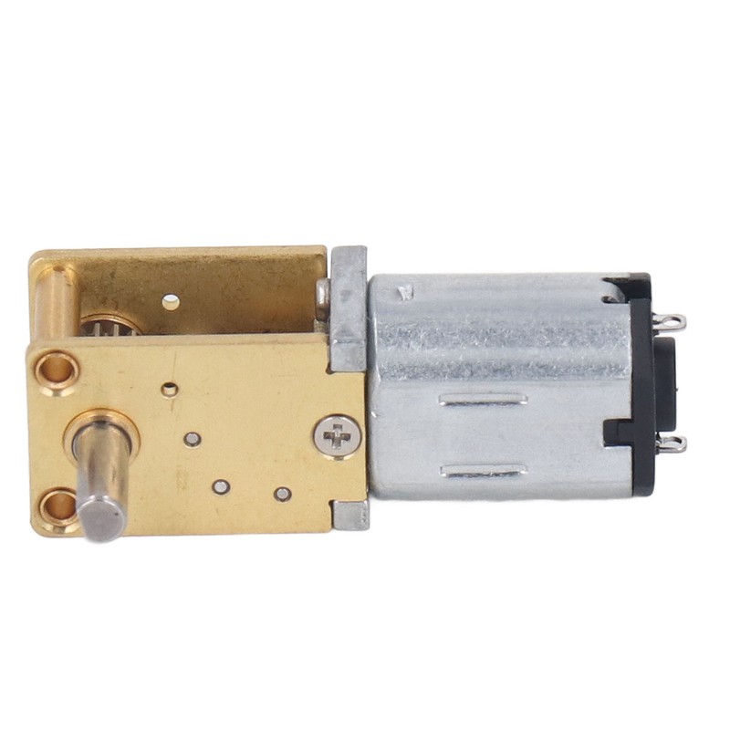 12V DC Geared Motor with Fixed Base Single Shaft Brushed