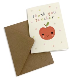 James Ellis Thank You Teacher Card (Apple)