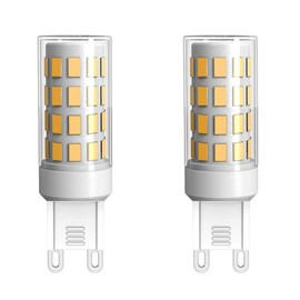 2-Pack G9 LED Bulbs G9 Bi Pin Base for Home Lighting,Ceiling FanLight Fitting,Under Counter Kitchen Lighting,3.5W(35W Equivalent Halogen Replacement) 350Lumen AC120V (Warm White 3000K)