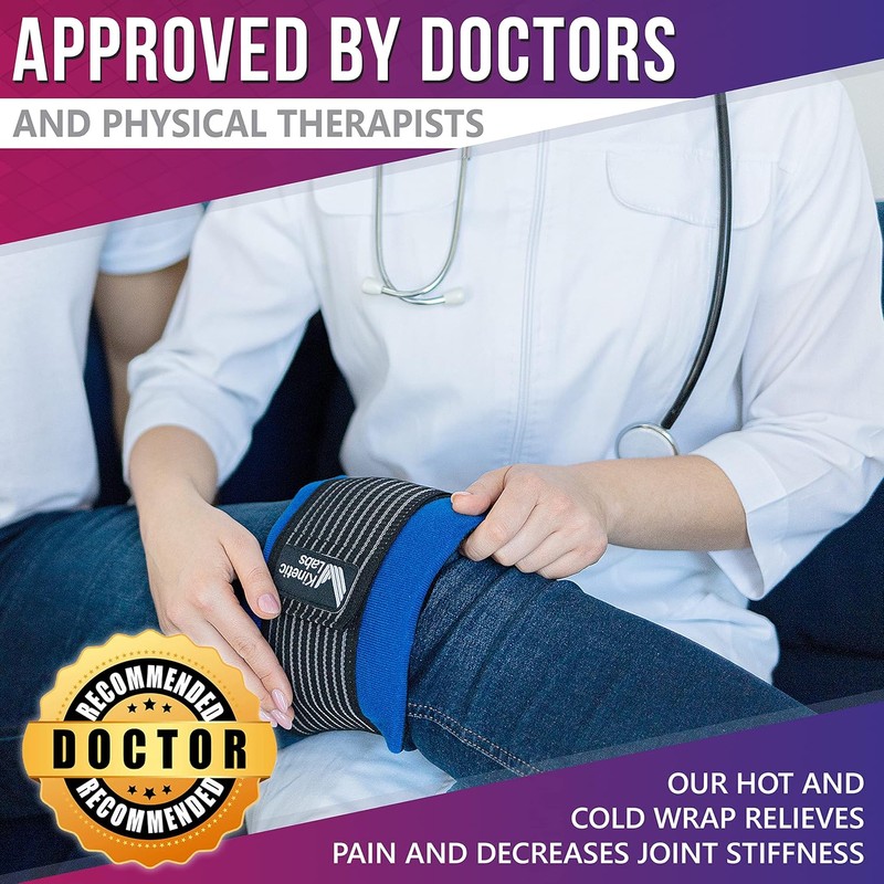 Reusable Ice Pack Wrap by Kinetic Labs - Gel Ice