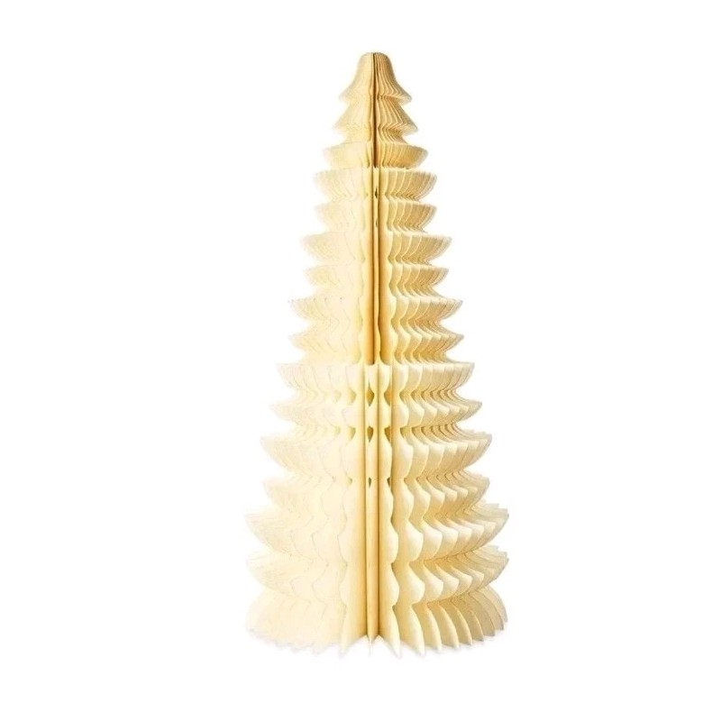 Holiday Time 35 inch Tall Paper Honeycomb Christmas Tree Decoration