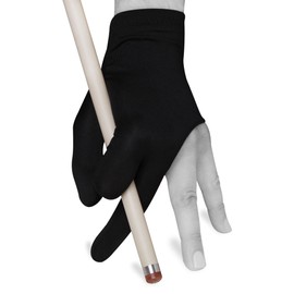 Quality gloves Billiard Fits Either Hand - One Size fits All - Choose Your Color (Black)