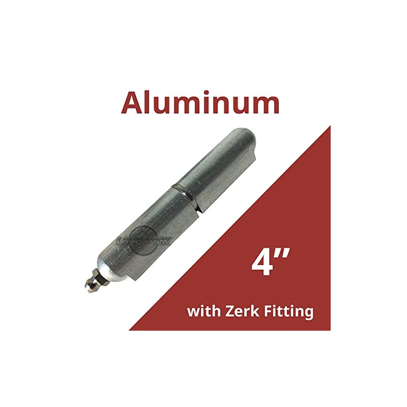 4" Aluminum Weld on Bullet Hinge Stainless Steel Bushing &