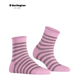 Burlington Women's Swansea W Sso Cotton Patterned 1 Pair Socks, Pink Berry-Pool 8394, 3.5-7