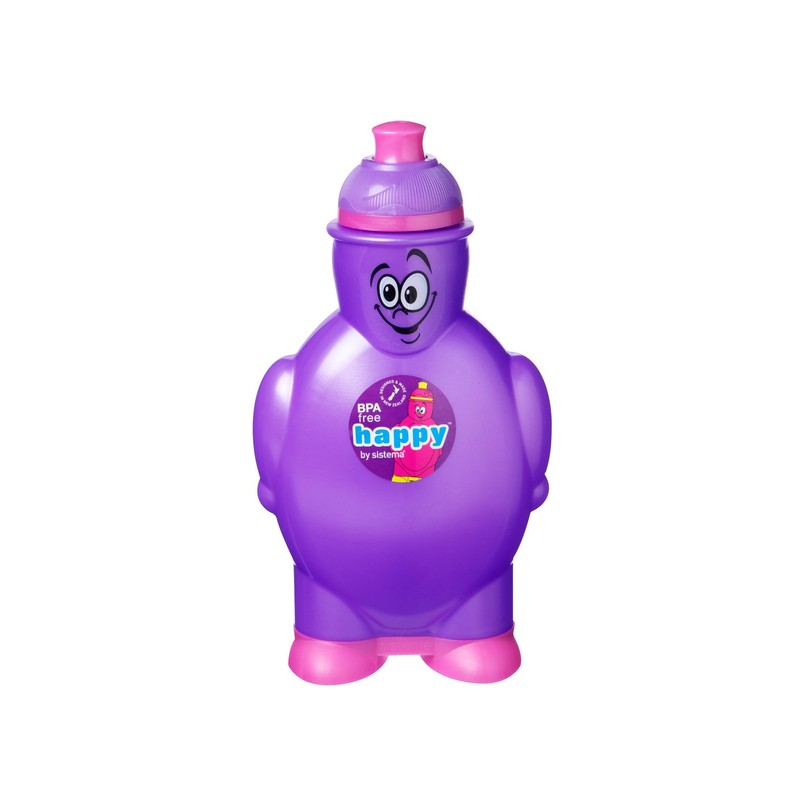 System 790 Pet Lunch Happy Bottle, 0.35 LT, Multi-Colour