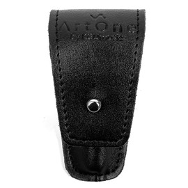 French Horn MOUTHPIECE POUCH vegan leather carrying bag for Mouthpiece Protection. French horn accessories. Gift for French Horn player. Mouthpiece holder Sinlge (Black)