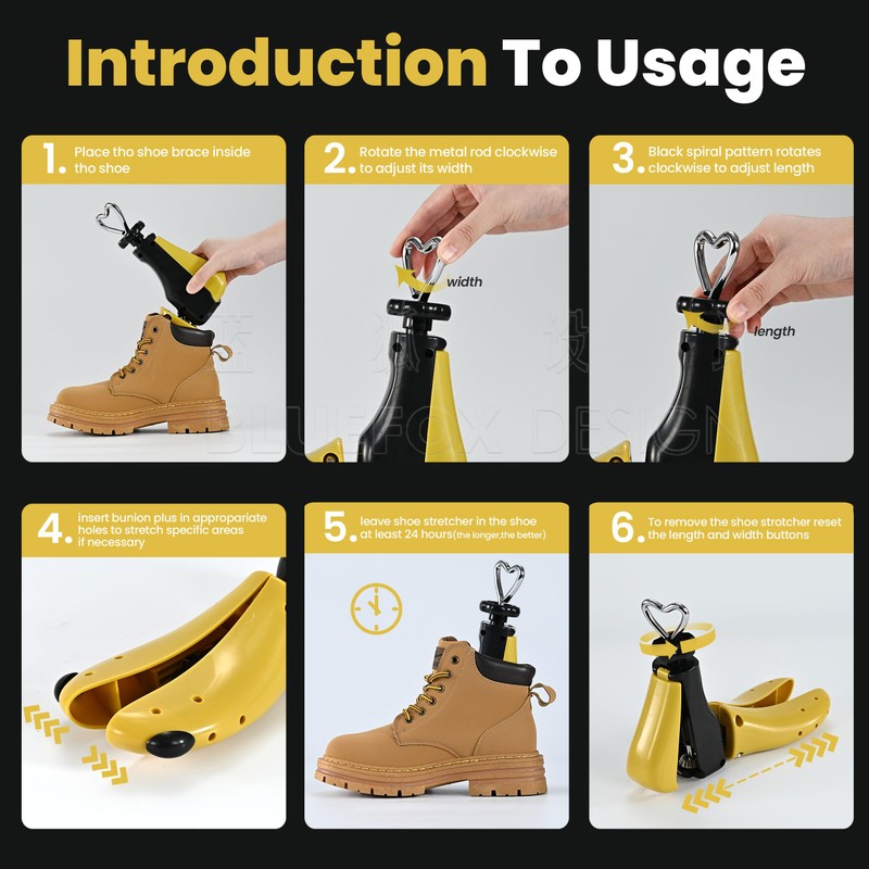 WANNUOQI Shoe Stretcher For Women Men,Boot Stretcher Women Men,Shoe Expander