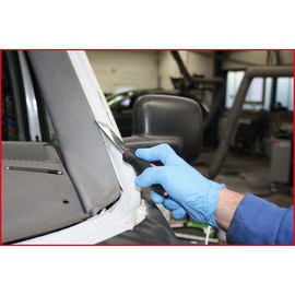 KS Tools 907.2214 STAINLESS STEEL Chisel scraper, 2,5x25mm