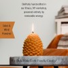 SUNBEAM CANDLES Candle Beeswax Pine Cone Large, 1 EA
