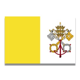 Magnet Me Up The Vatican City Flag Car Magnet Decal, 4x6 Inches, Heavy Duty Automotive Magnet for Car, Truck SUV