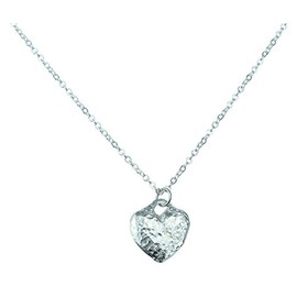 10 Wedding Anniverary Tin Heart Pendant - 100% Pure Tin