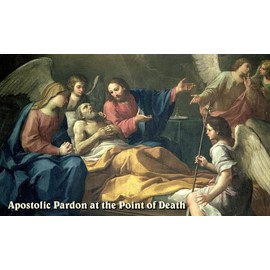 Apostolic Pardon Large Holy Card (5-pack) with Two Free Prayer Cards Included