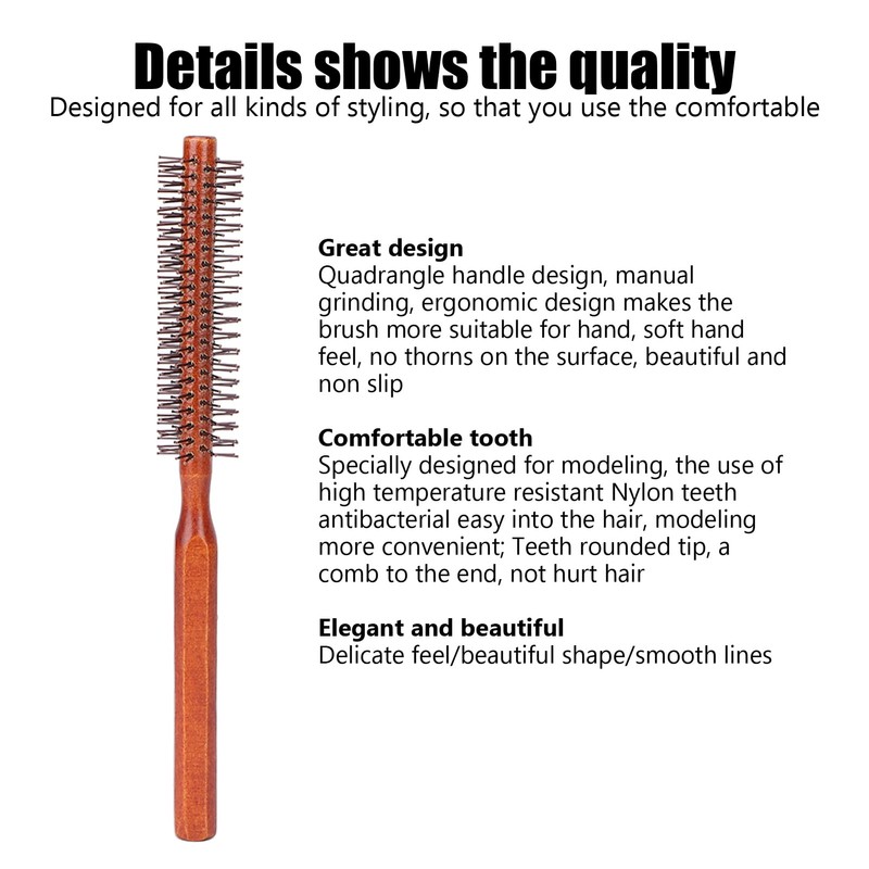 Round Brush, Roller Brush, Small Round Hair Brush, Quiff Roller