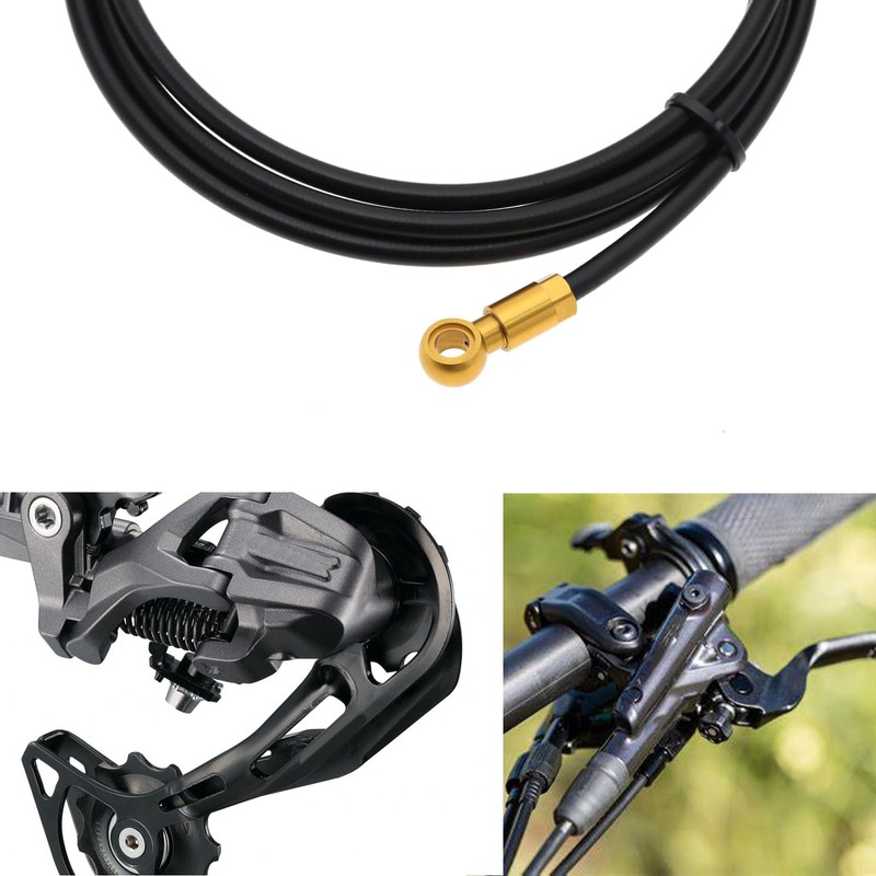 ECSiNG 1 Set Bicycle Five Wire Brake Oil Pipe Set