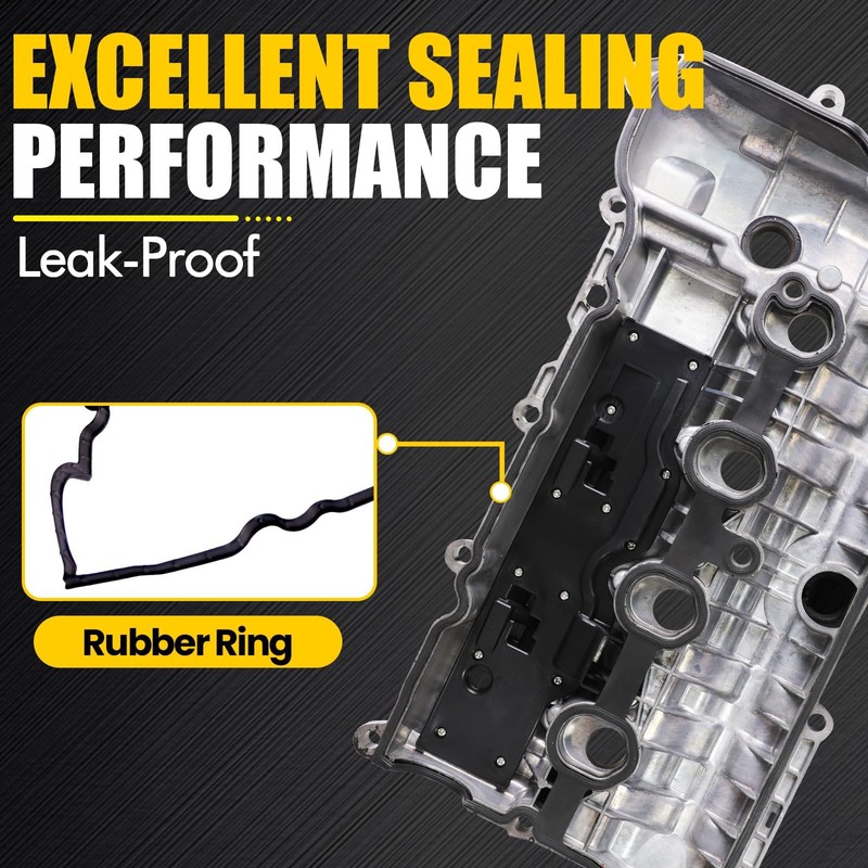 MILIPARTS Upgraded Aluminum Engine Valve Cover Compatible with 2014-2018 Mazda